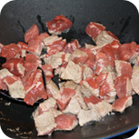 Fleisch anbraten