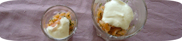 Lachs als Vorspeise