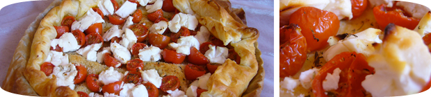 Tomaten-Ziegenkäse-Tarte