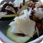 Zucchini mit Parmesan