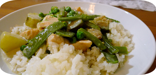 Grünes Thai Curry