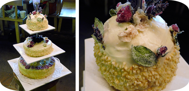 Hochzeitstorte (Himbeer-Joghurt-Torte)