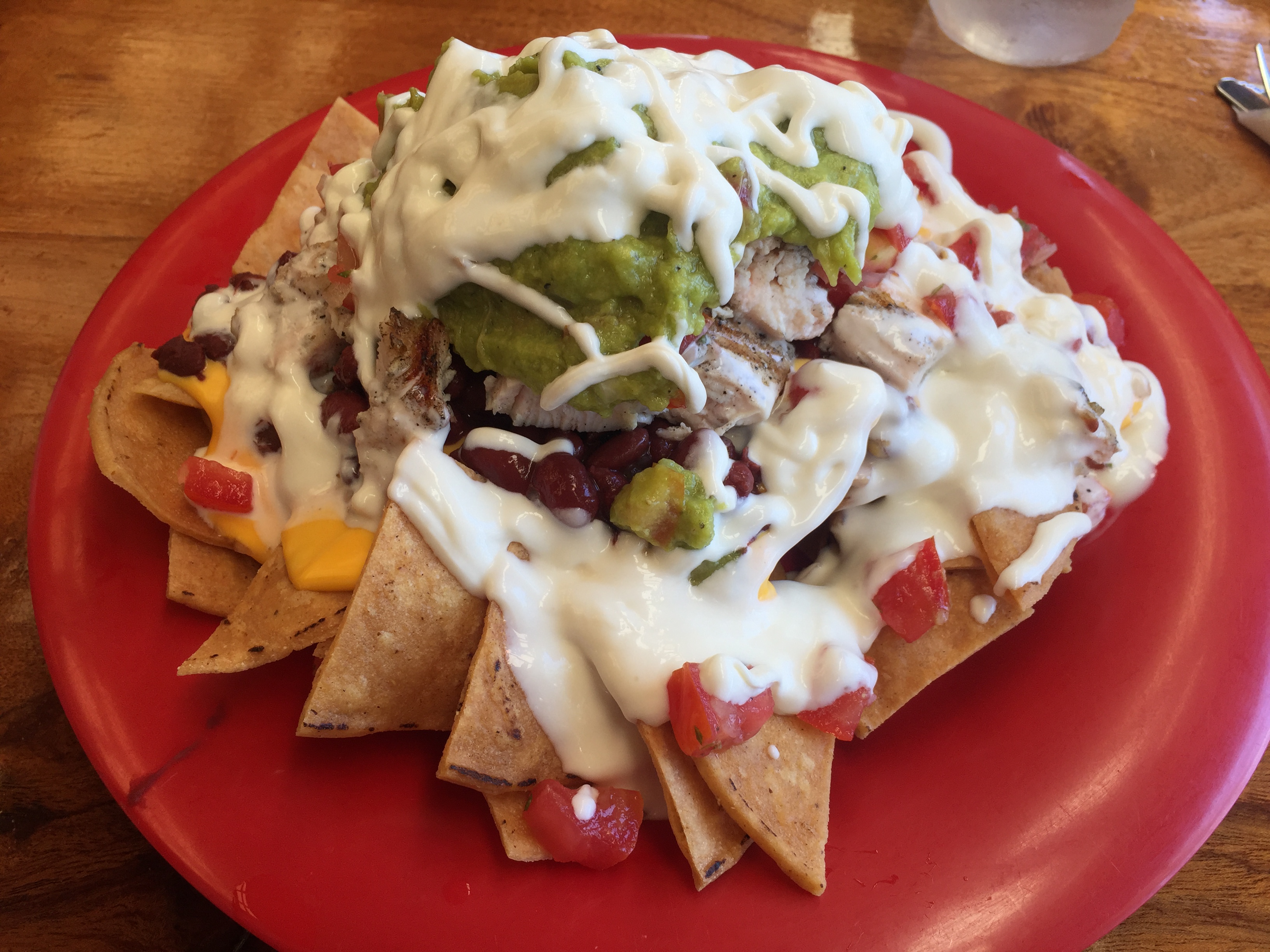 Nachos mit sehr viel Belag