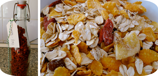 Müsli mit Goji Beeren