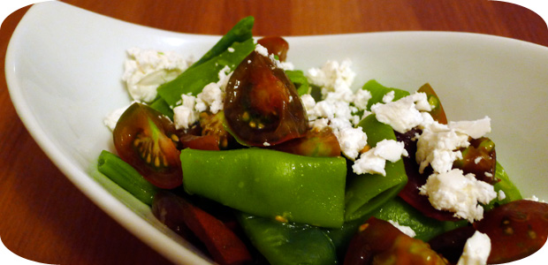 Bohnen-Tomaten-Salat