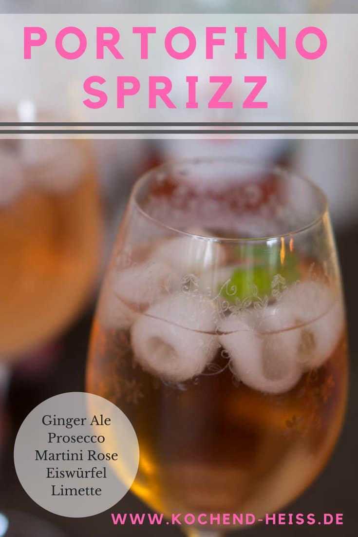 Portofino Sprizz (Sekt, Ginger Ale & Martini)