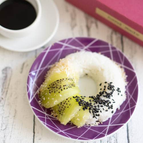 Süße Sushi Donuts mit Kiwi