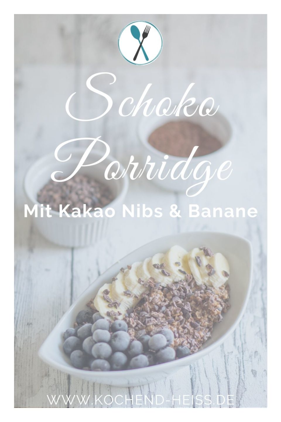 Schokoporridge mit Kakao Nibs