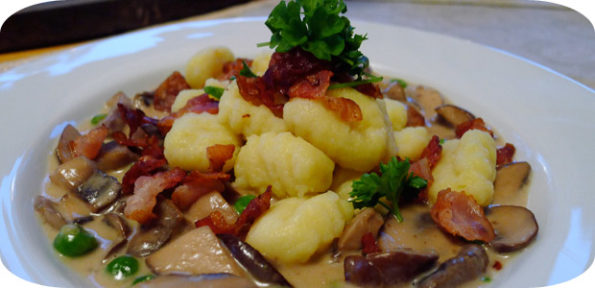 Gnocchi mit Pilzsauce