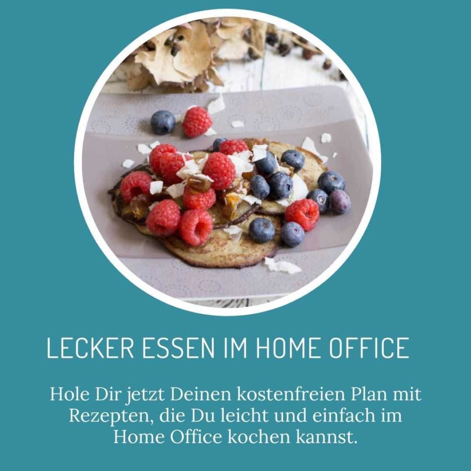 Lecker essen im Homeoffice